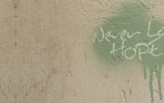 Ich verliere nie die Hoffnung! Und mache einfach weiter!